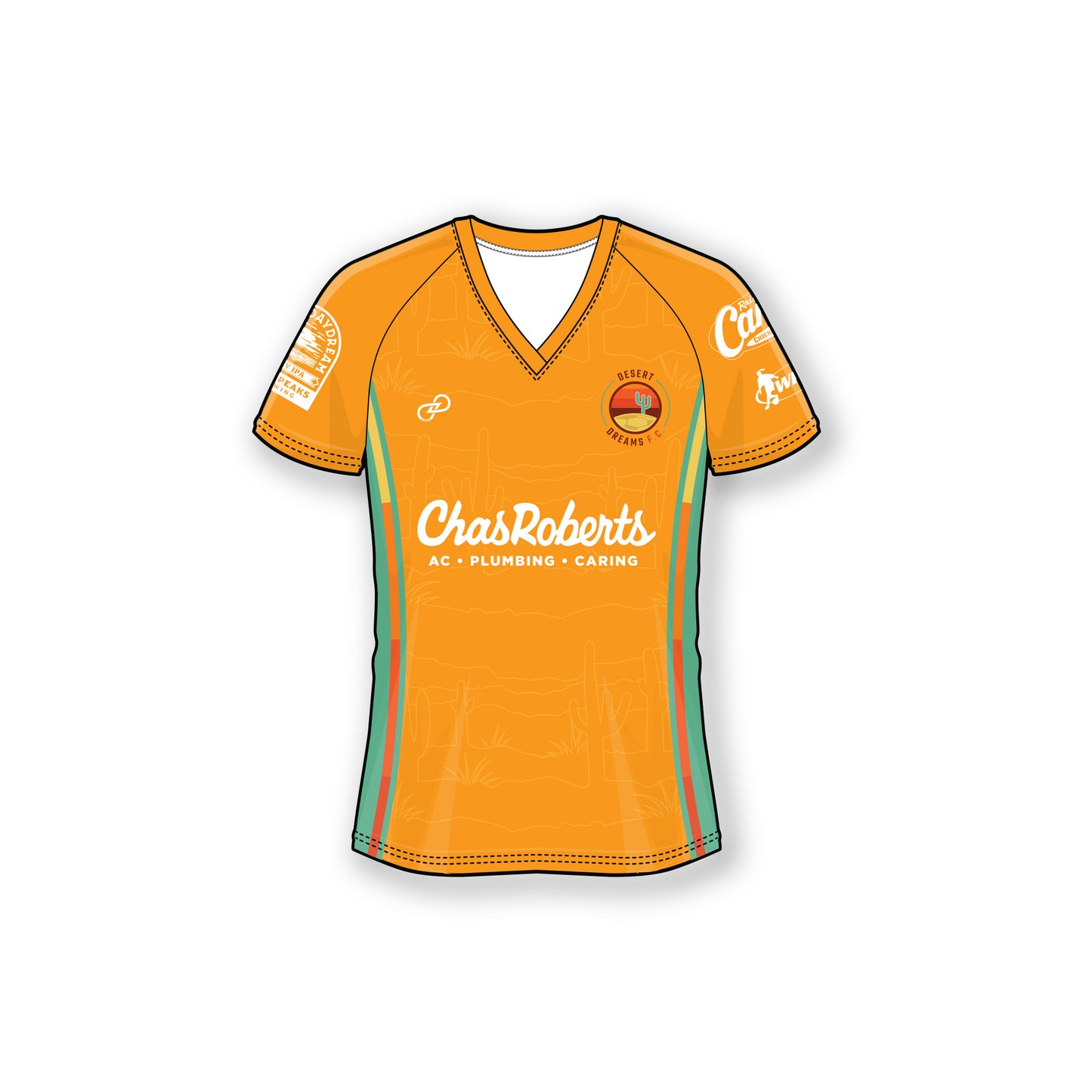 Desert Dreams FC-2026-Replica Jersey - Outlines Orange