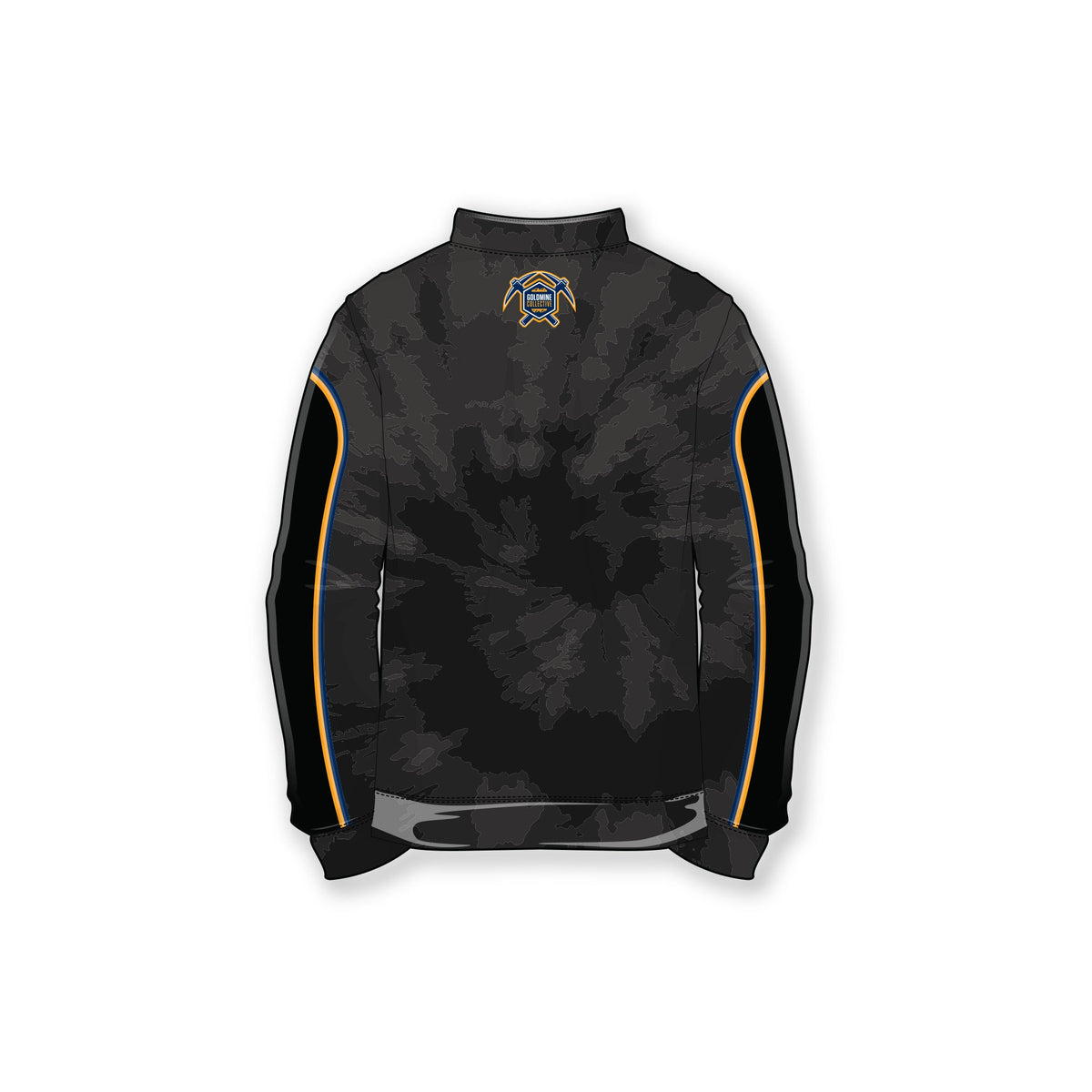 Goldmine Collective UTEP Tie Dye Black Quarter Zip
