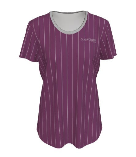 Softball - Women's Pinstripe Crew Neck Jersey