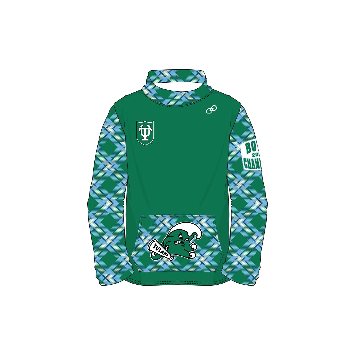 Tulane Bowl Champions Women's Cowl Neck