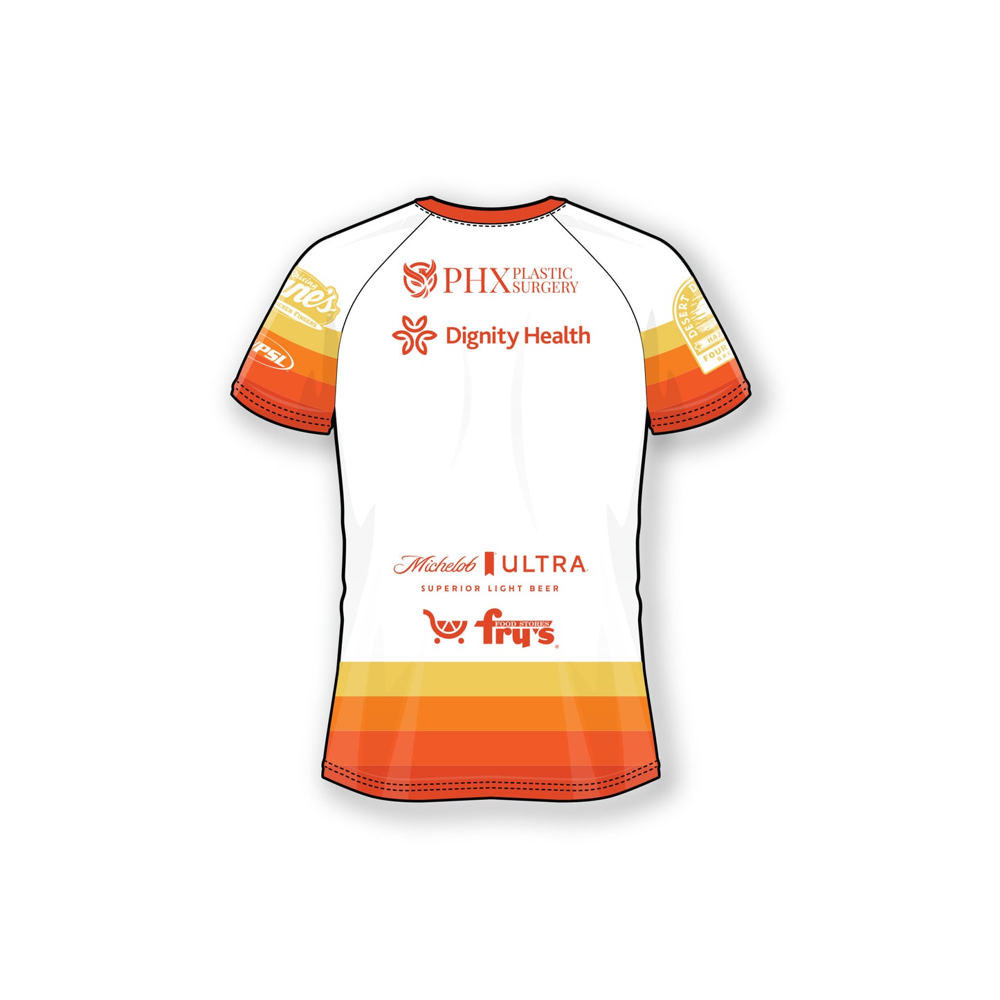 Desert Dreams FC-2025-Replica Jersey - Away Color Block White