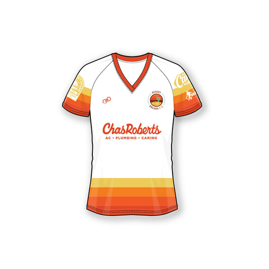 Desert Dreams FC-2025-Replica Jersey - Away Color Block White