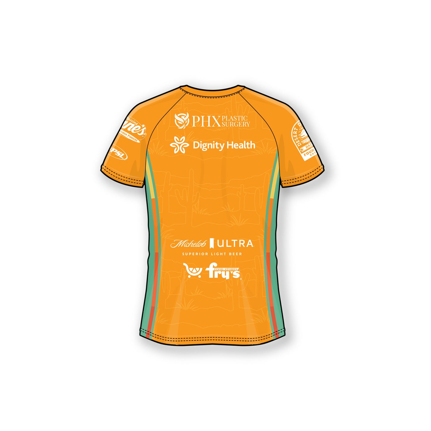 Desert Dreams FC-2025-Replica Jersey - Home Outlines Orange