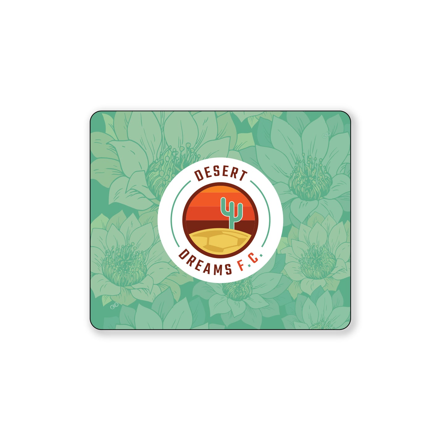 Desert Dreams FC 2025 Sherpa Blanket- Blooms Green