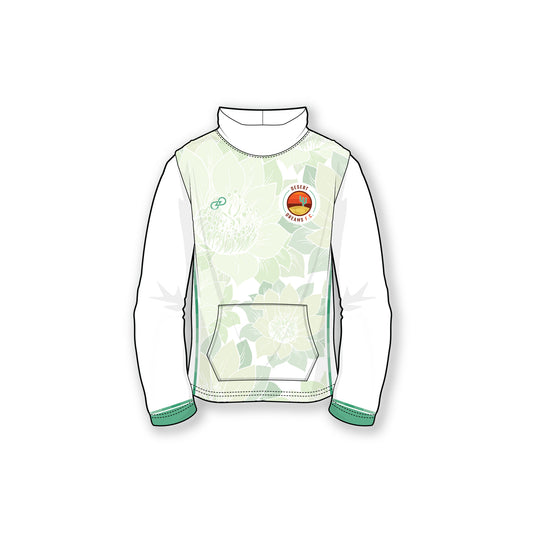 Desert Dreams FC 2025 Desert Blooms Lt Green Women's Cowl Neck