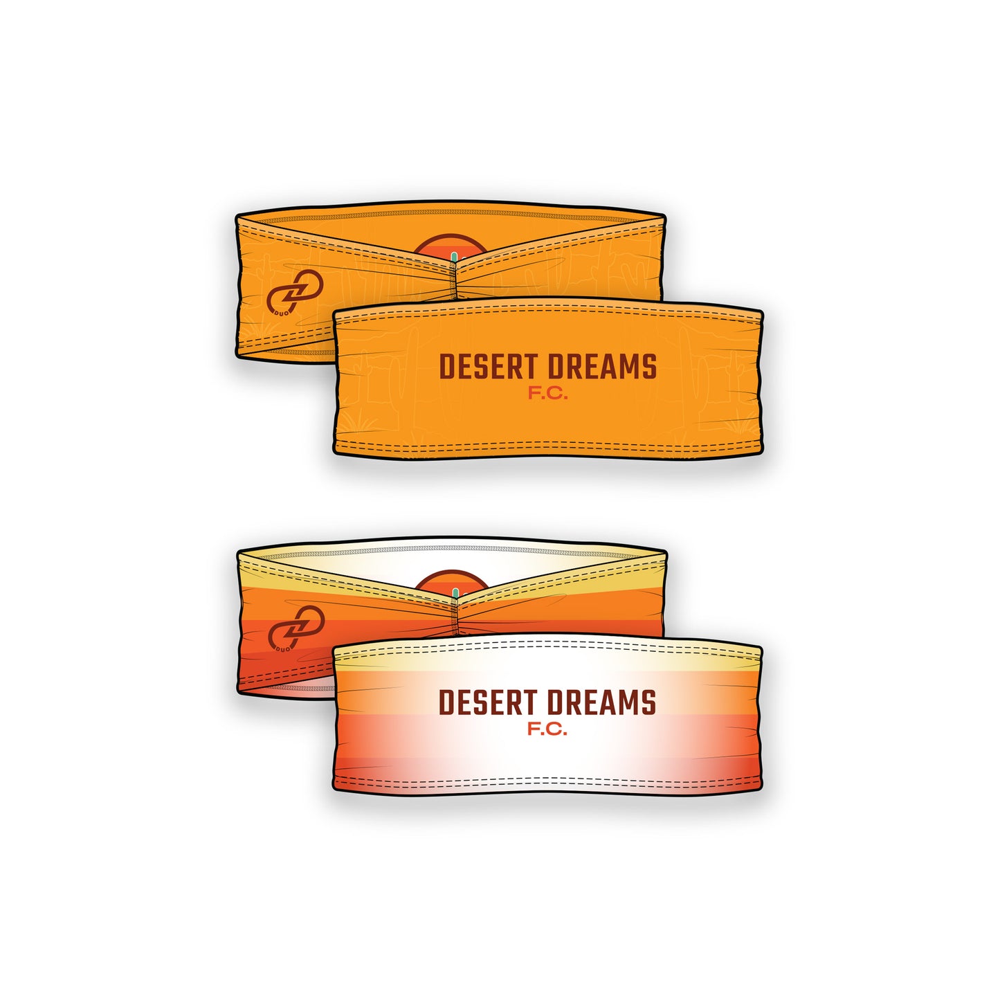 Desert Dreams FC 2025 Headbands - Outlines & Colorblock