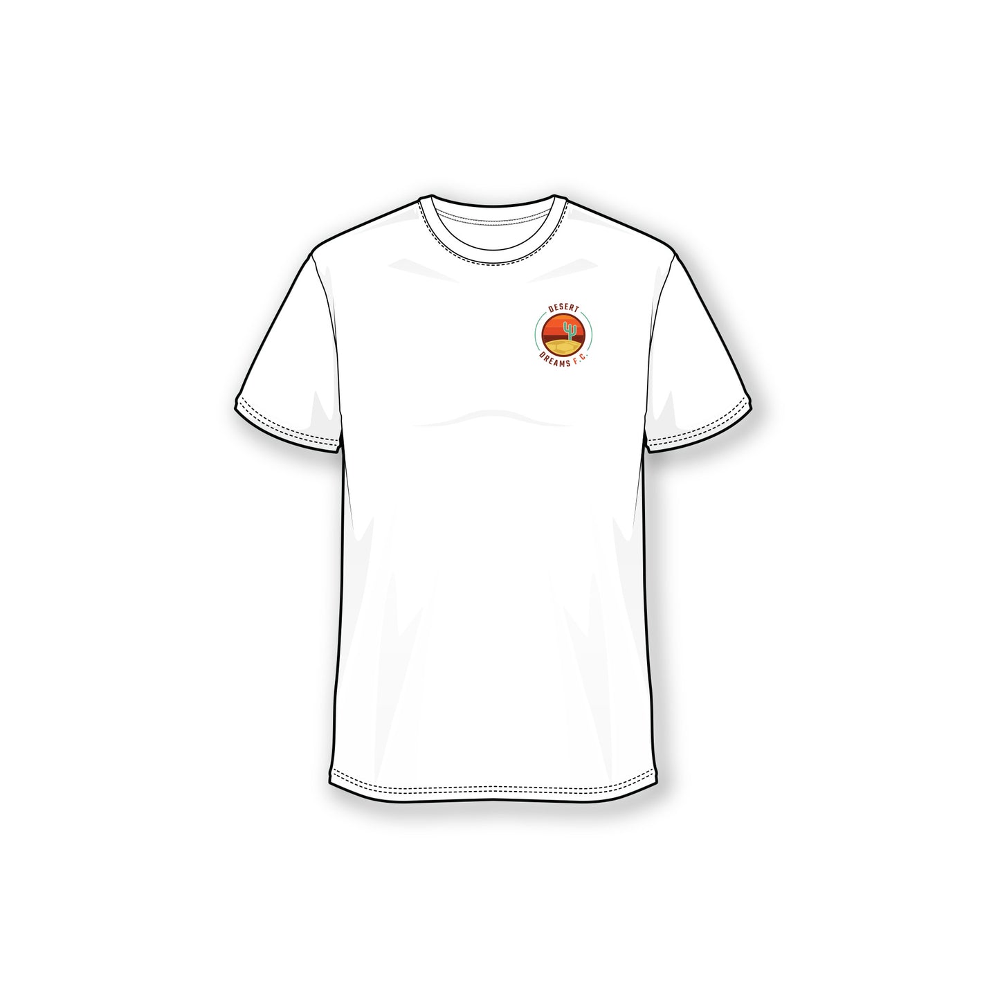 Desert Dreams FC Crest Logo Tee