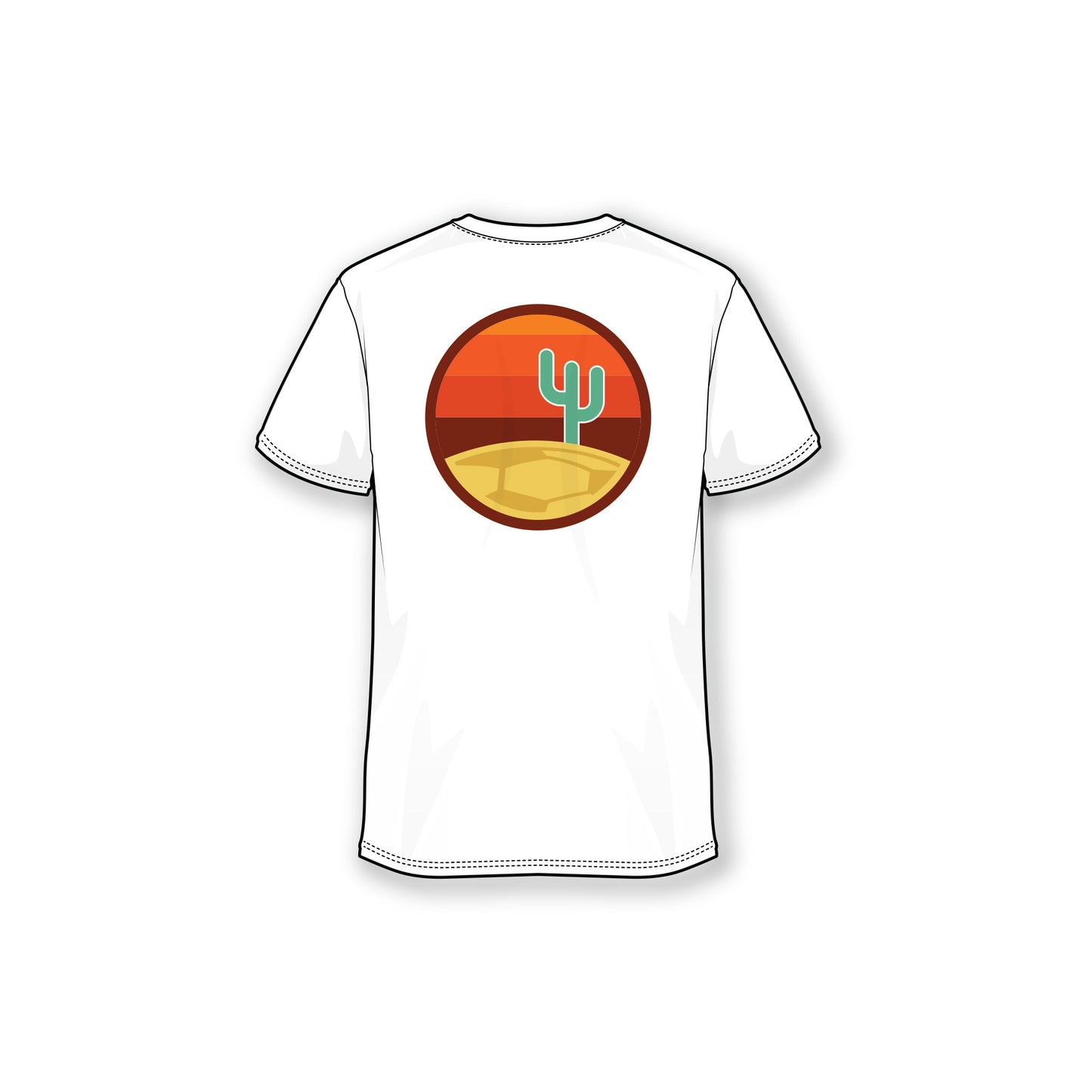 Desert Dreams FC Deconstructed Logo Tee