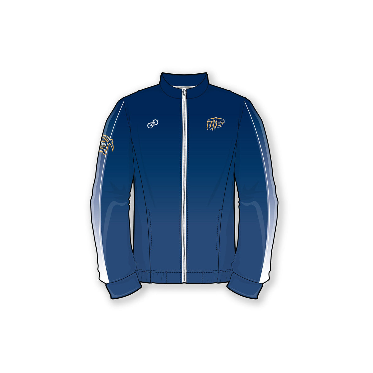 UTEP Gradient Blue Jacket | Offically Licensed