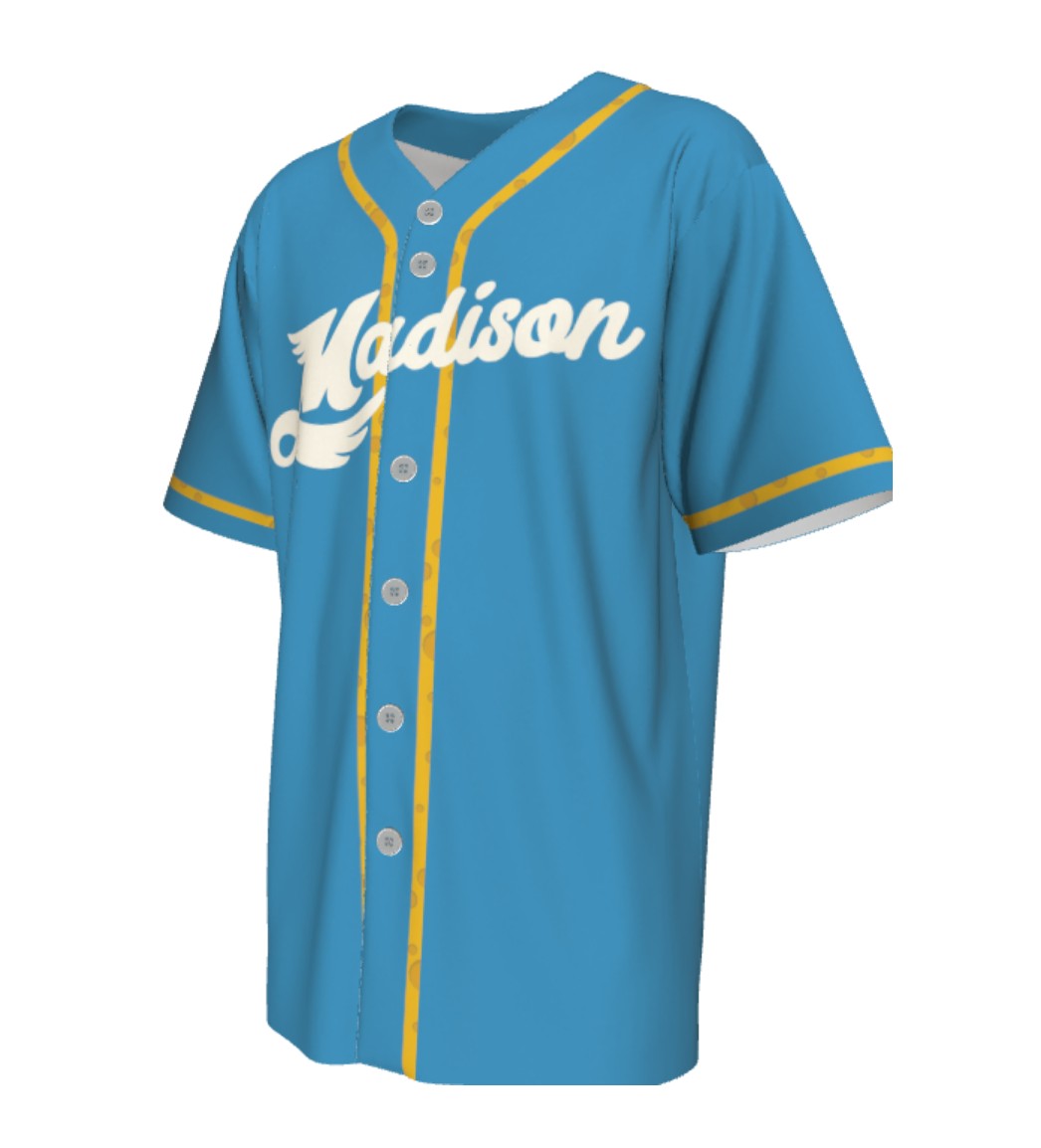 Madison Mallards Authentic Customizable Away Baseball Jersey