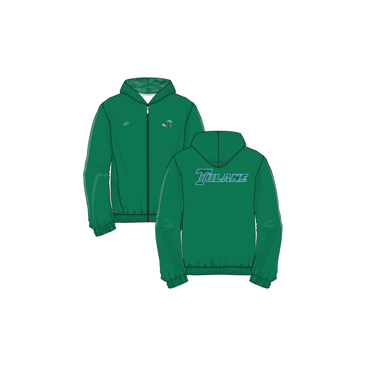 Tulane Green Camo Jacket - Adult, Youth, Women | Offically Licensced