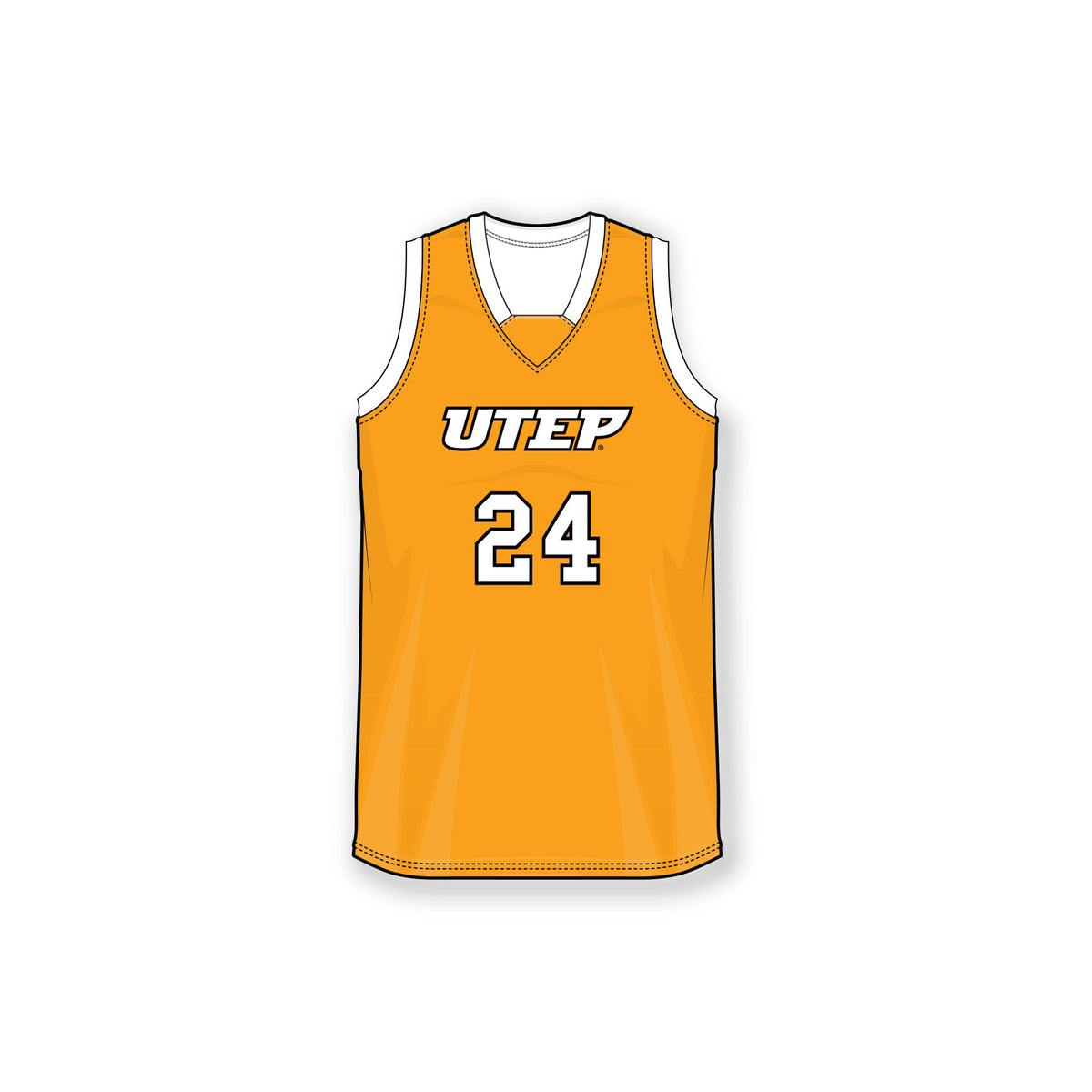 UTEP Player NIL Orange Basketball Jersey